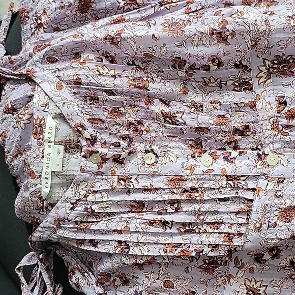 Veronica Beard Windansea Floral Print Maxi Dress - Picture 5 of 7